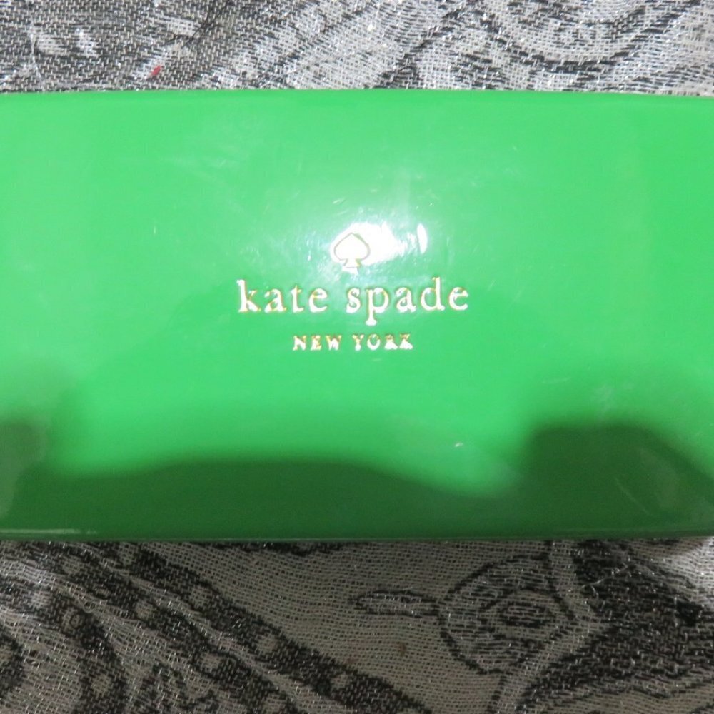BOGO KATE SPADE New York Signature Logo Glossy Sunglass Eyewear Hard Clam Shell